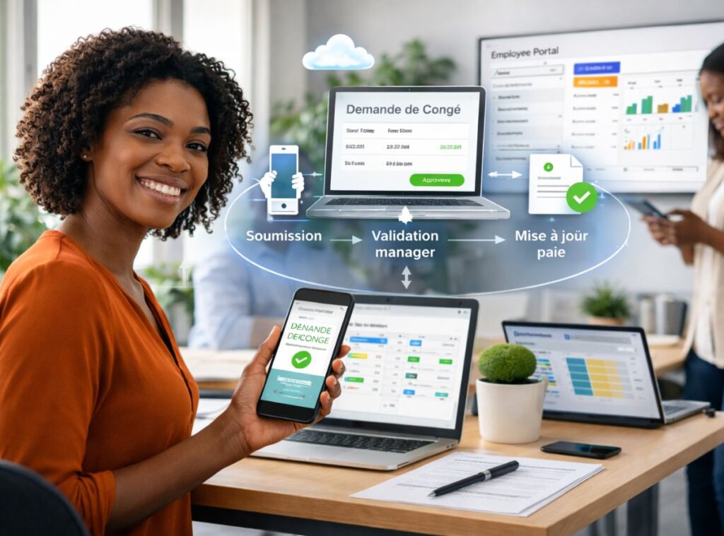 age espace employés entreprise Côte d’Ivoire portail RH digital